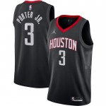 Maillot NBA Houston Rockets Kevin Porter JR 3 Jordan 2022-23 Statement Edition Noir Swingman - Homme